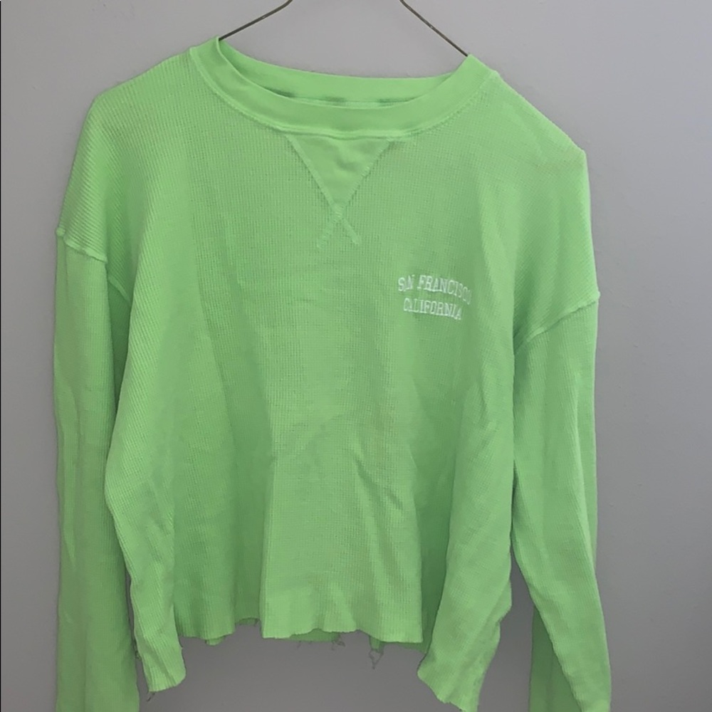 brandy melville long sleeve thermal top